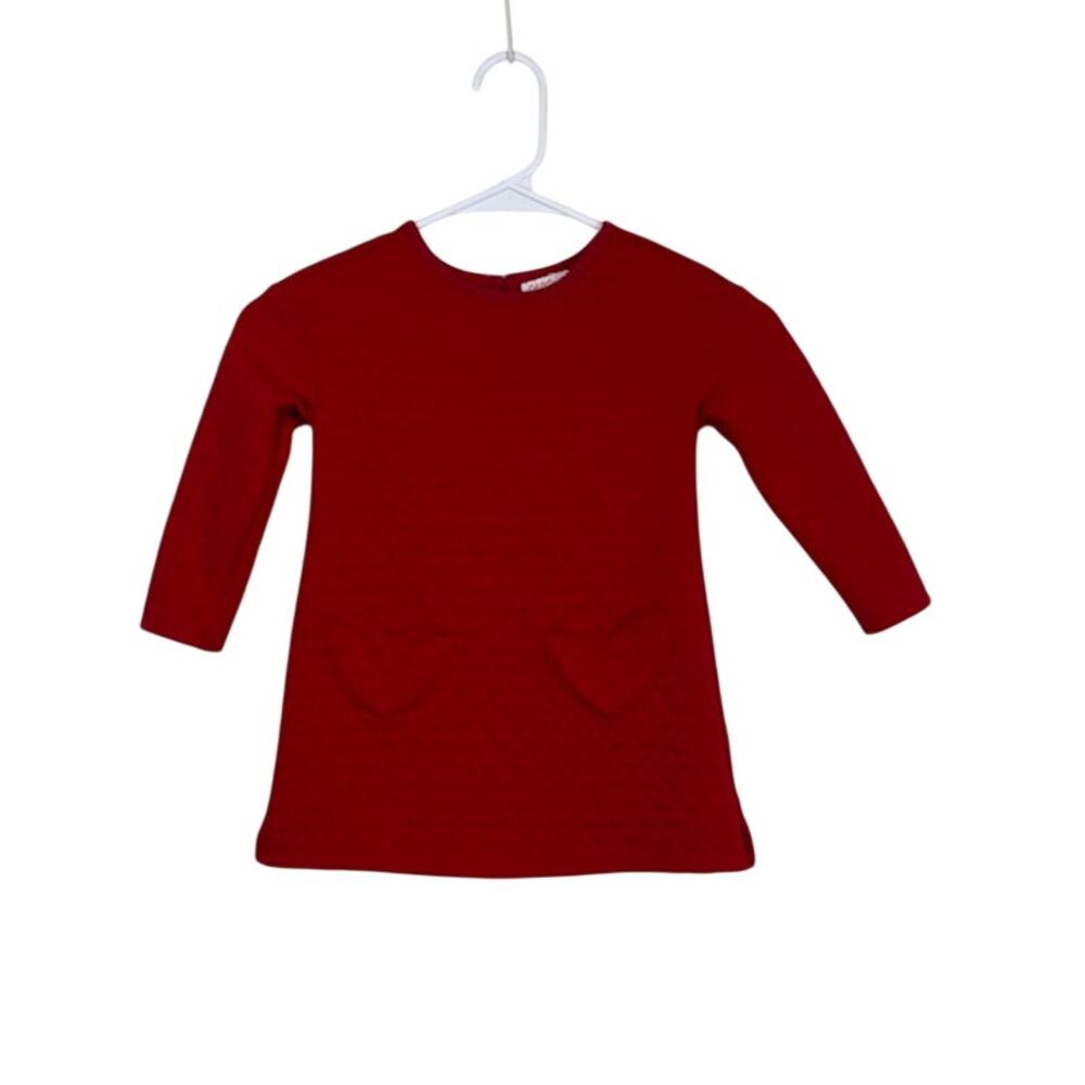 Cat & Jack-Quilted Hearts Valentine Dress
